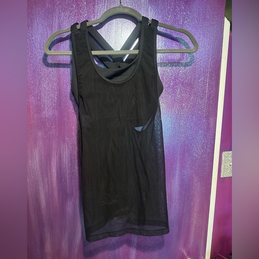 Forever 21 Mesh Athletic Top